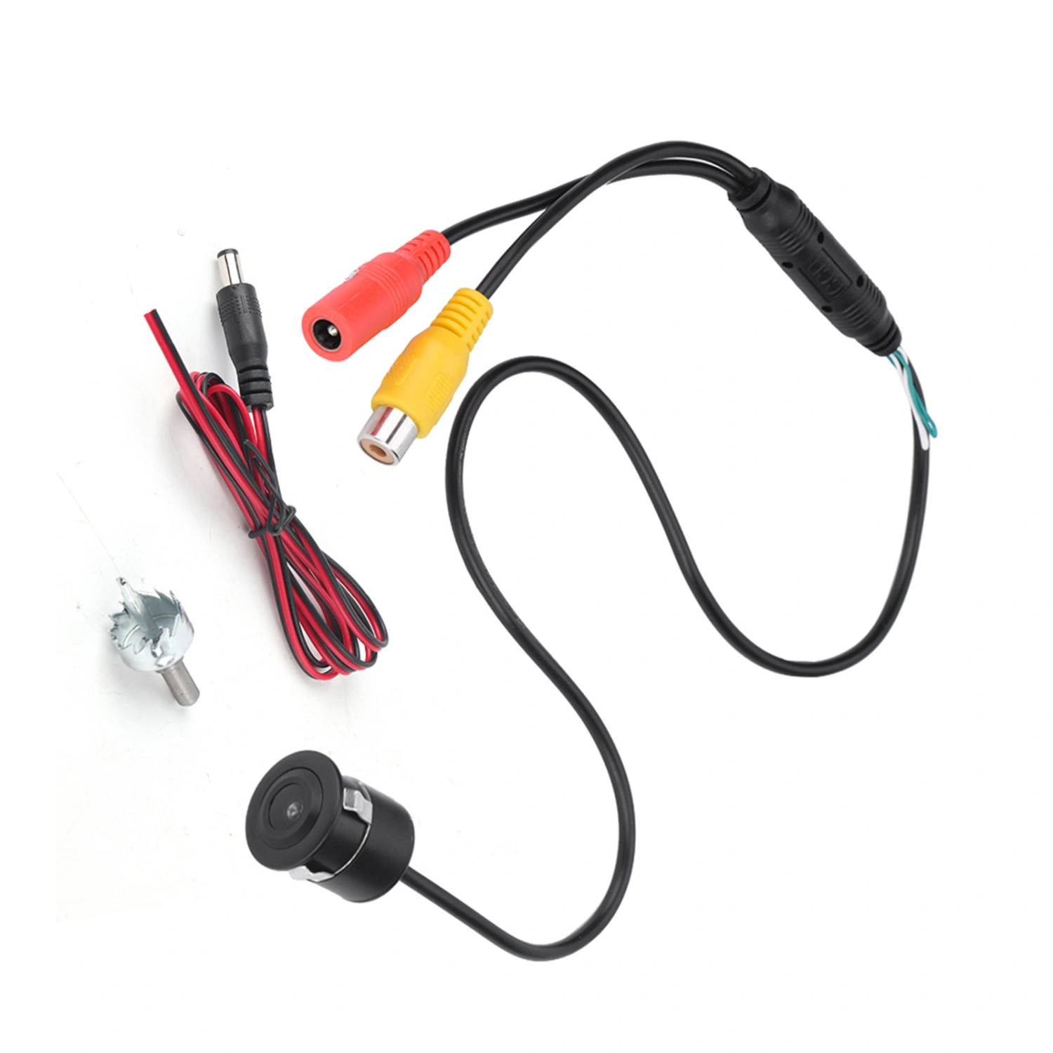 170° Wide Angle Wired Waterproof Mini Color CCTV CCD Camera for Car