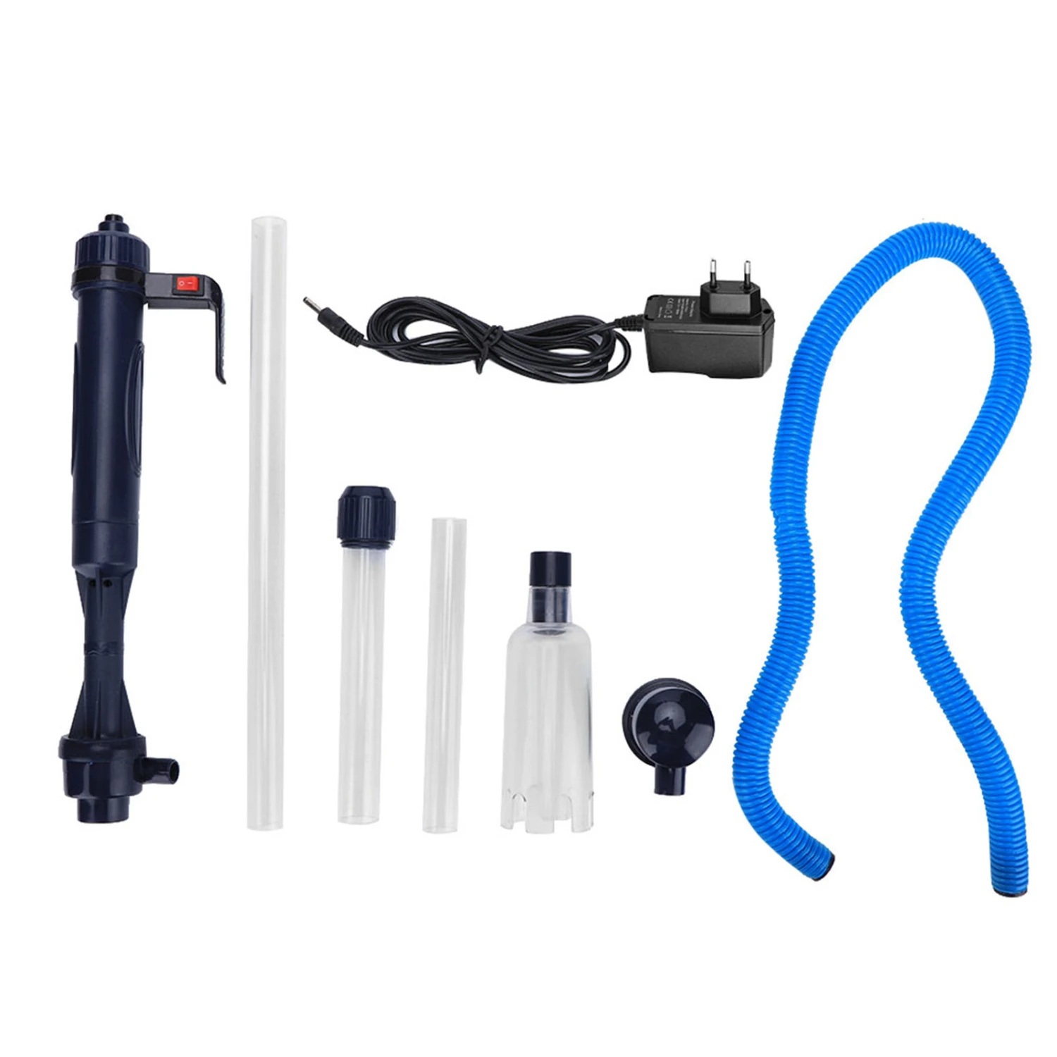 Electric Water Changer Siphon Pump Gravel Cleaner Filter for Fish Tank Aquarium 100-240V(EU)