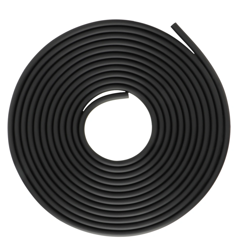 5m Aquarium Air Pump Tube Soft Silicone Acuarios Oxygen Hose for Fish Tank(black)