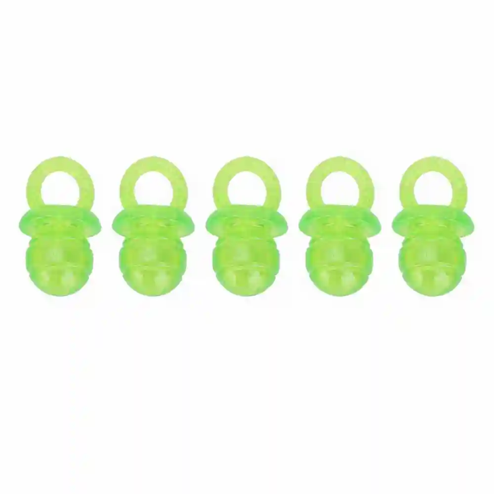 5 pcs / set Pacifier Shaped Pet Dogs Teether Teething Sounding Interactive Chew Toy (Green)