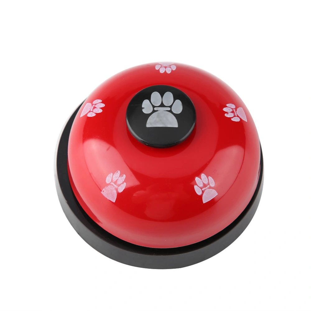 Iron Sturdy Durable Cute Cartoon Pet Bell for Dog Cat Interactive Toy(Red)