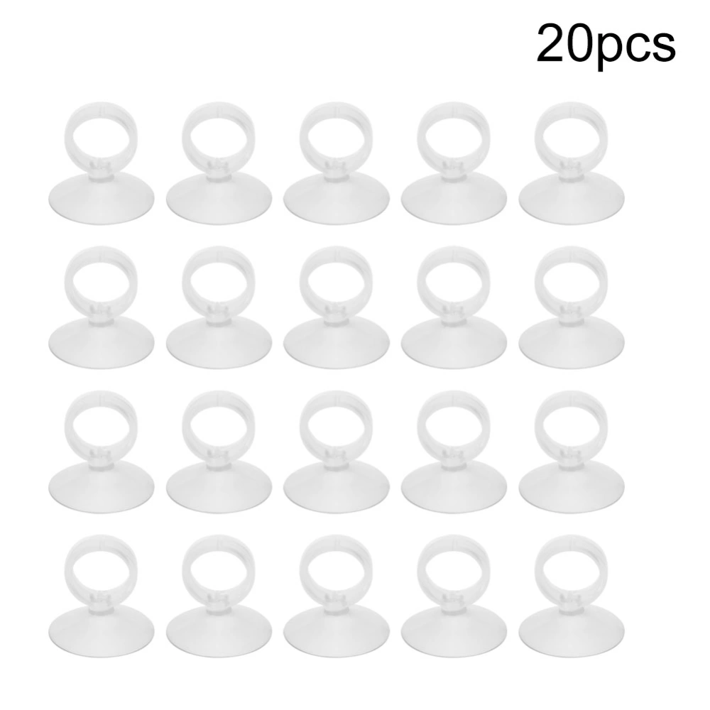 20 pcs Aquarium Suction Cup Fish Tank Sucker for Water Pump Tube Airline Tubes(2cm)