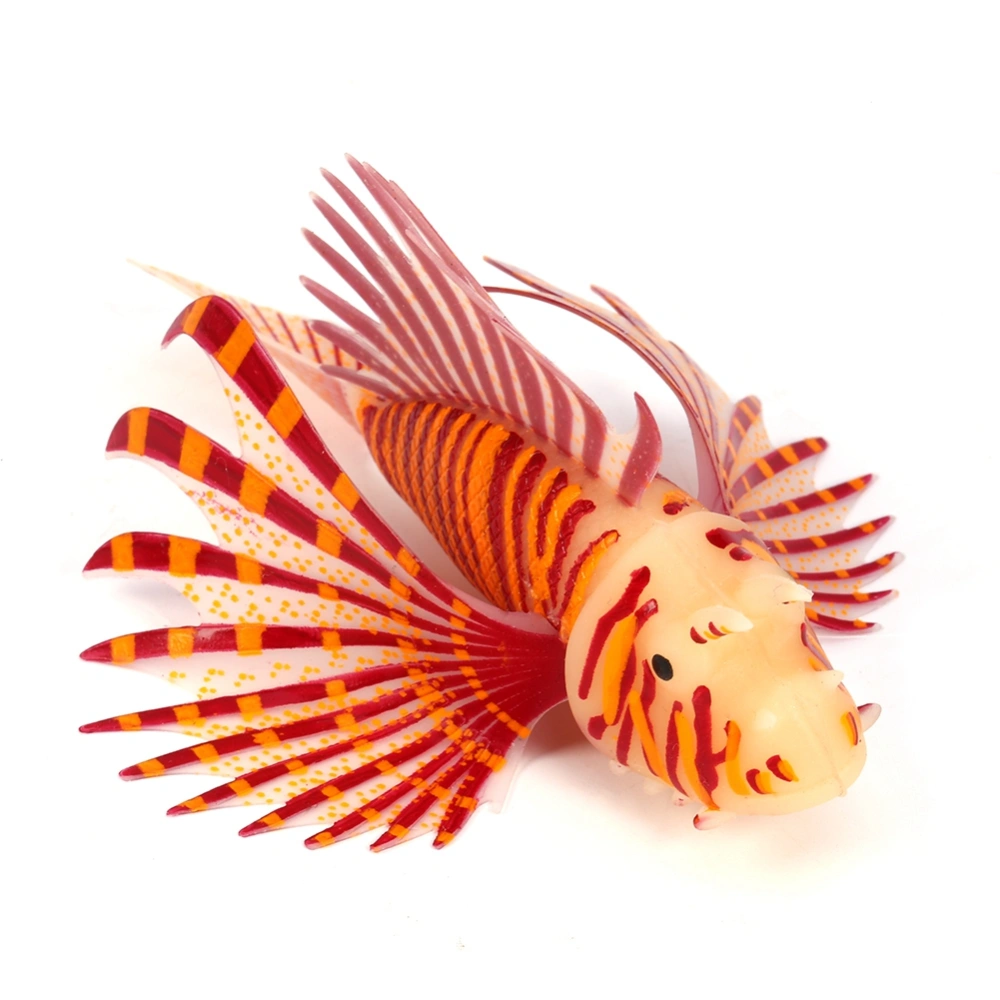 Fluorescence Fish Aquarium Ornaments 3D Artificial Silicone Fish Tank Aquarium Decorations