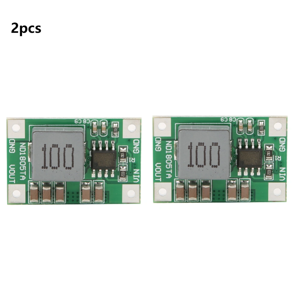 2Pcs Step Down Module 5-18V to 3/3.3v 3.7/4.2v 5v 6V Motor Buck Converter ND1805TA(5-18V to 5V )