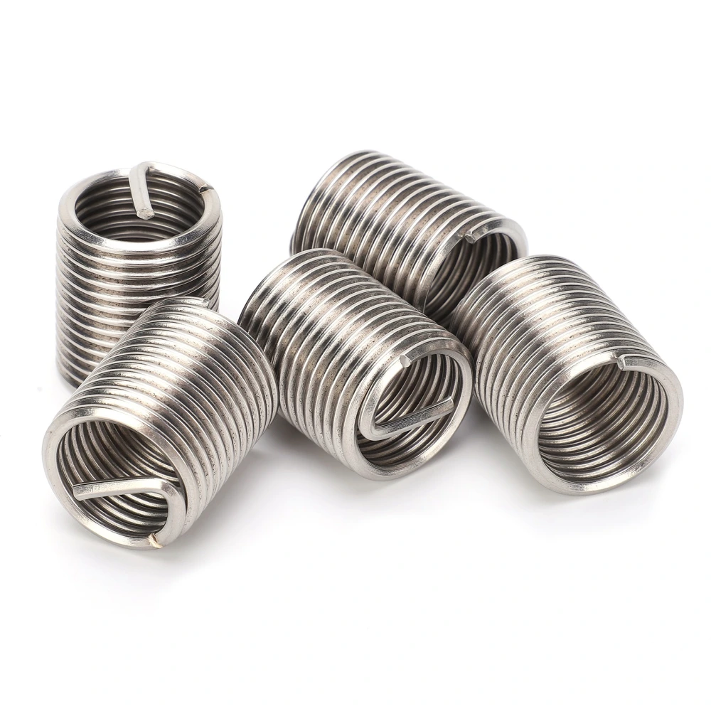 5Pcs Thread Inserts Male Female Reducing Nut Repair Stainless Steel Wire Fastener M24x3x2D