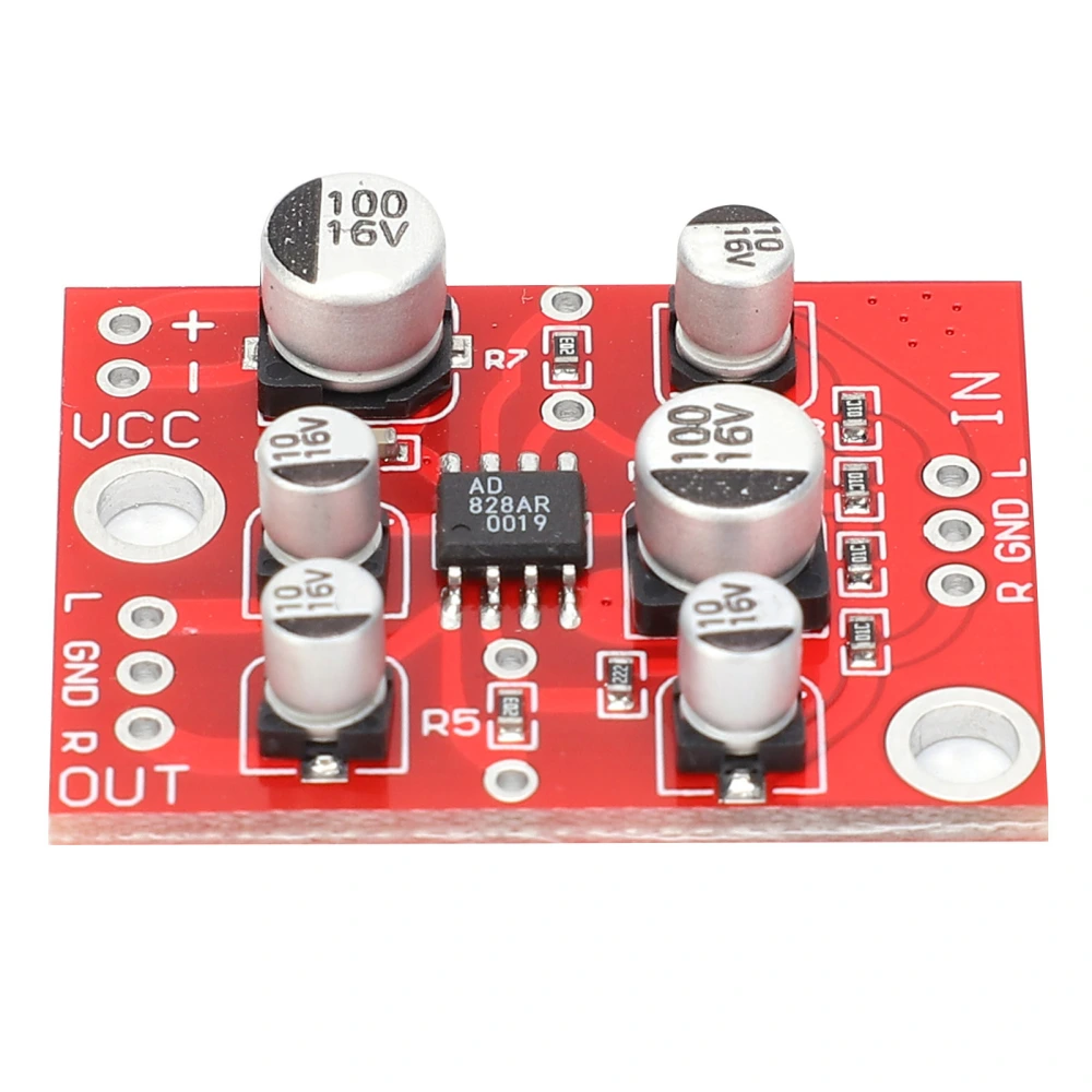 Amplified Board Module AD828 Plastic Audio Op Amp Preamp Electronic Components DC5-15V