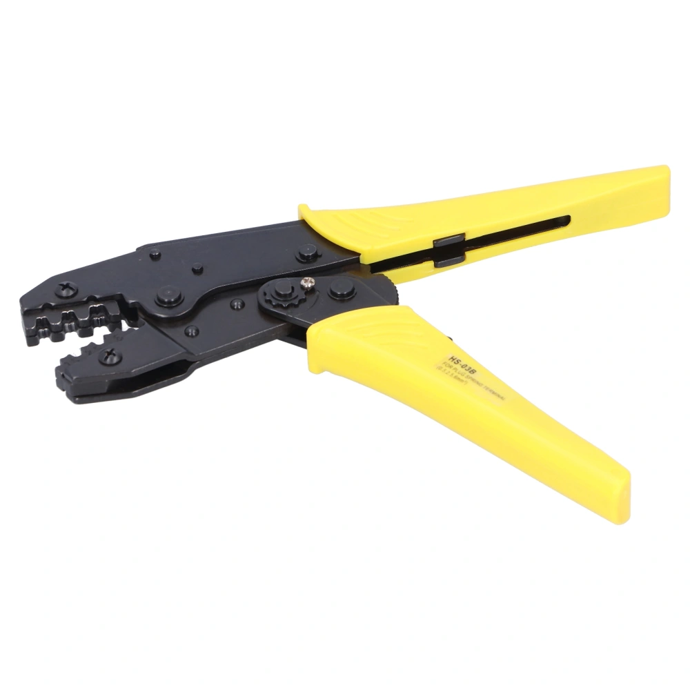 HS03B 1.56.0mm EuropeanType Ratchet Crimping Pliers High Carbon Steel Hand Tool