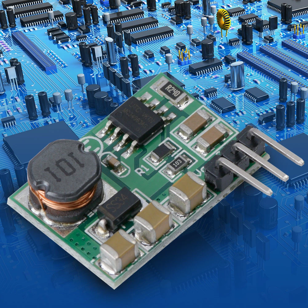 Input 3-15V Positive to Negative Voltage DC-DC Boost/Buck Converter (Output -3.3V)