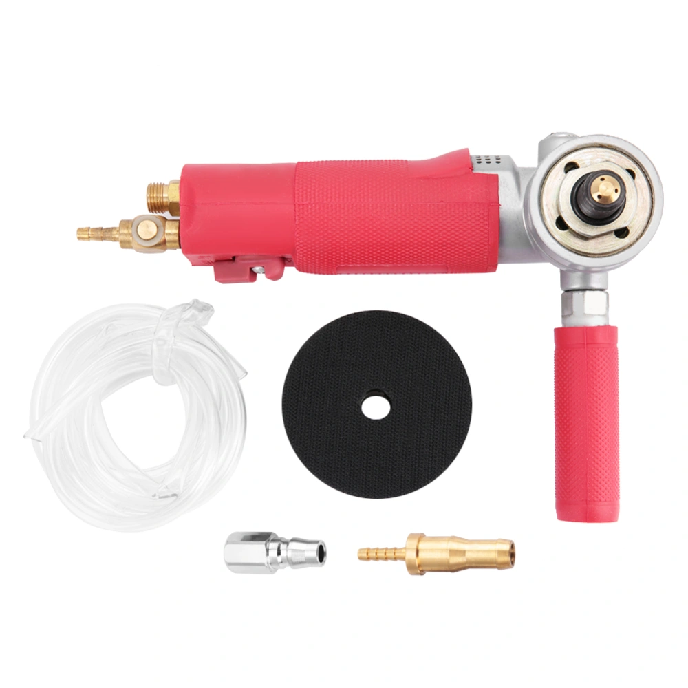 3" Pneumatic Water Polisher High Speed Wet Air Sander Air Grinder 4300rpm for Marble Stone