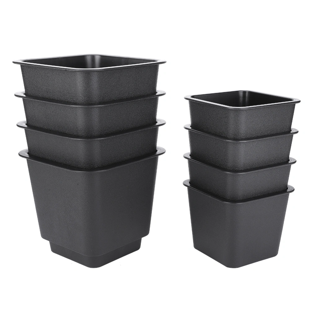 8Pcs Sofa Legs Black Matte Non-Slip High Quality PP Plastic Cabinet Furniture Accessories