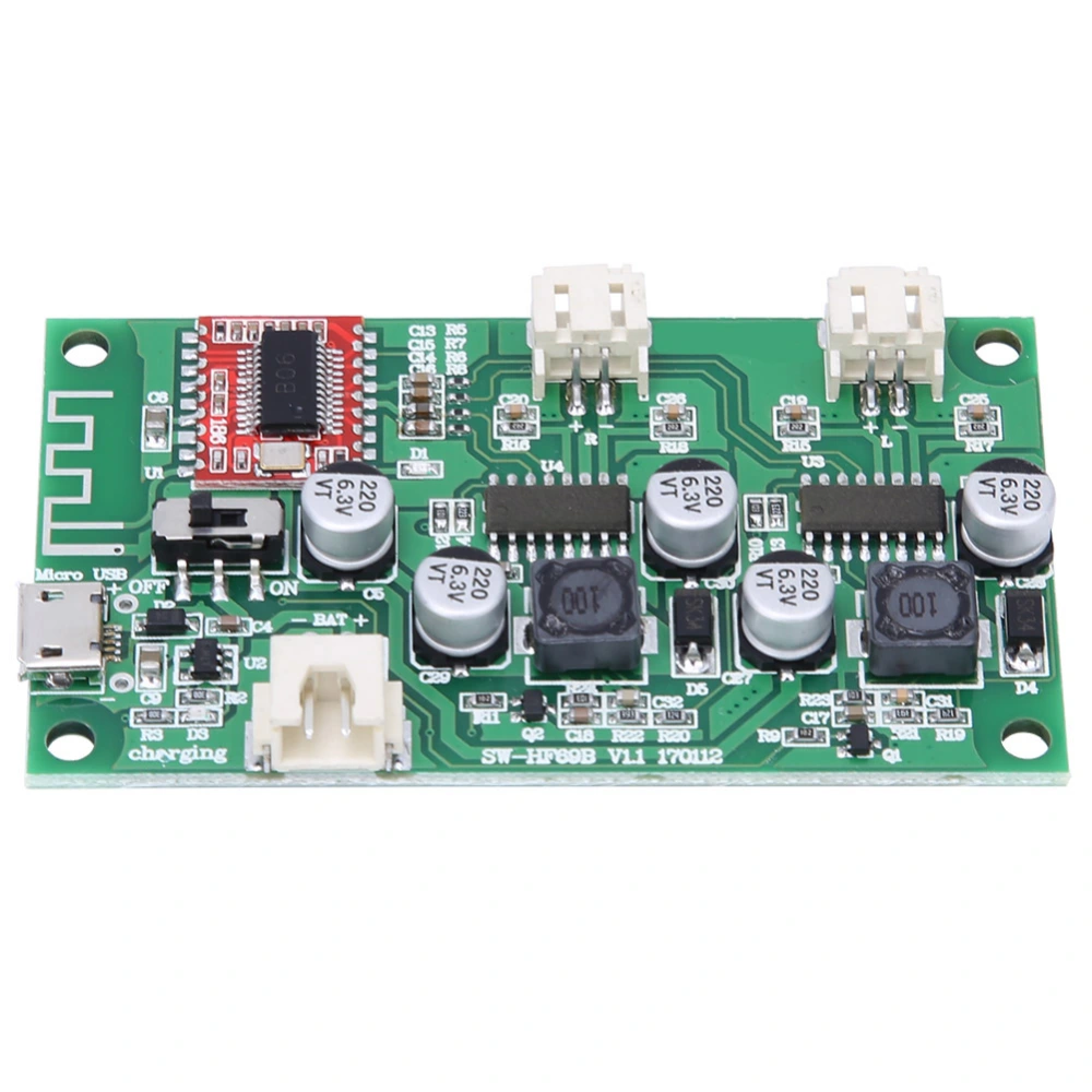 HF69B Power Amplifier Board Speaker Modified Board 2x6W Compatible with Bluetooth