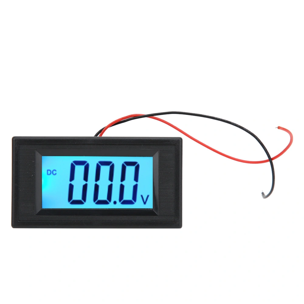 YB5135D LCD Digital Display Two Wire DC Voltage Meter Monitor Voltmeter(Half Seal DC7V-30V)