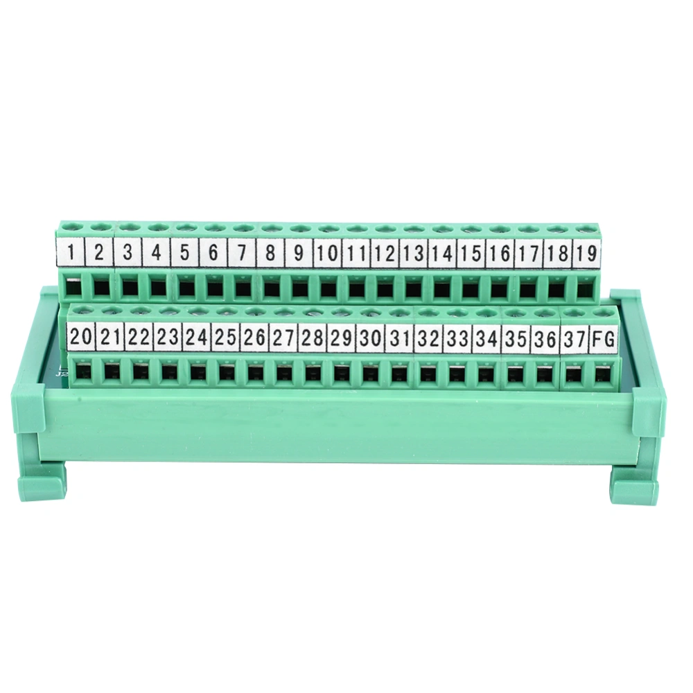 Terminal Block Wire Connector PLC Module DB37P 35mm DIN Rail Electrical Supplies