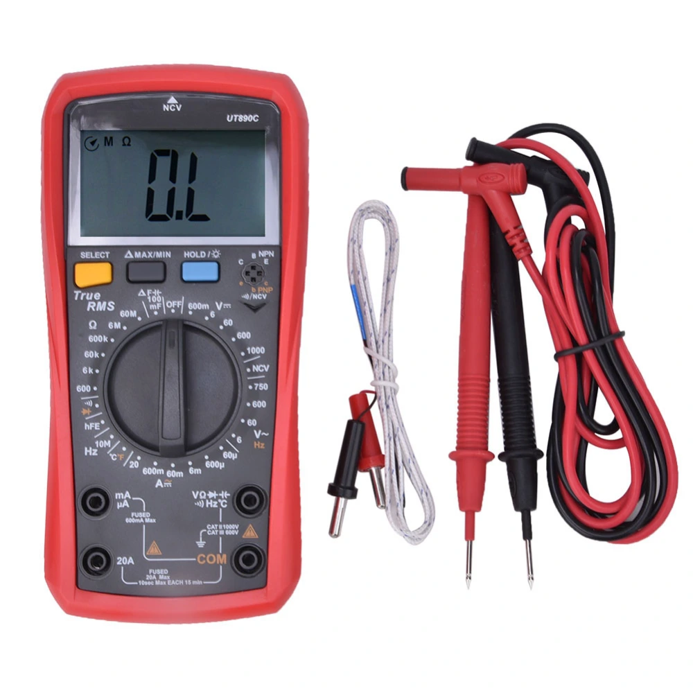 UNI T UT890C 6000 Digits Multifunctional Digital Manual Range True RMS Multifunctional Digital Multimeter