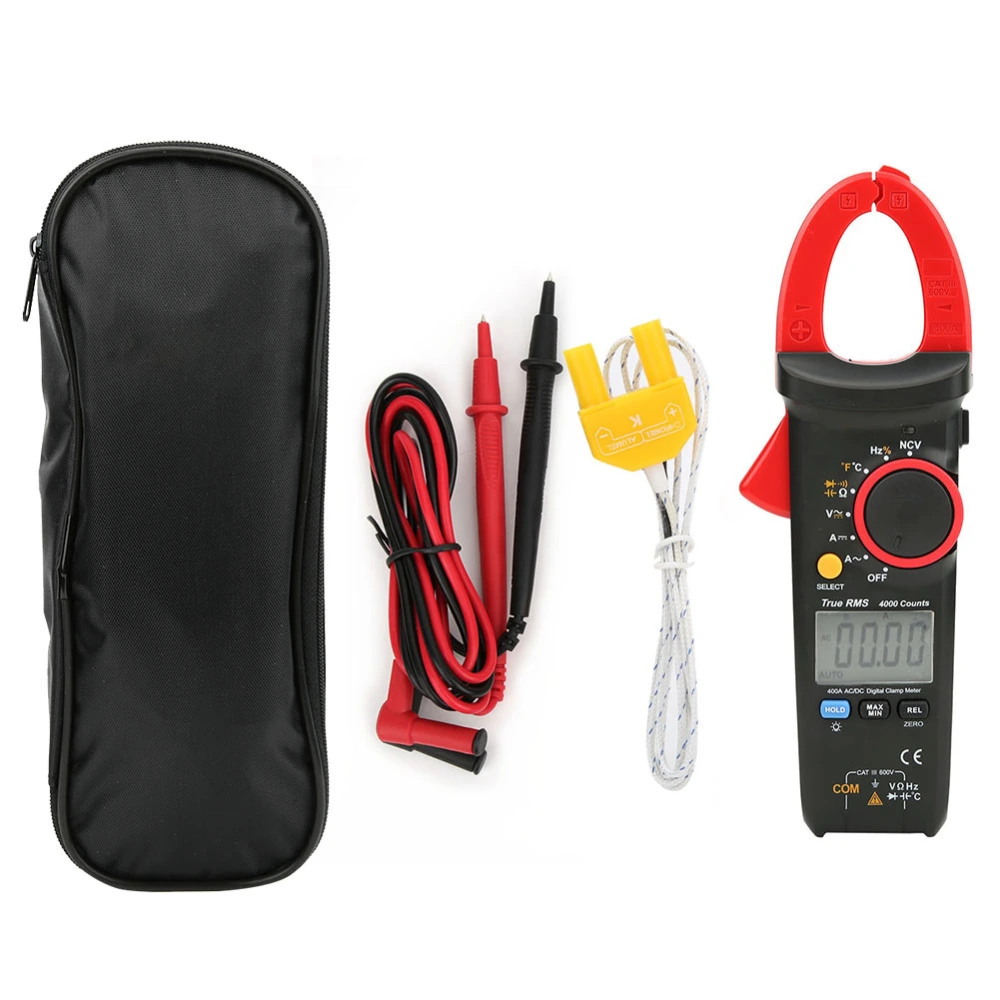 UNI T UT213C 400A Auto Range Handheld Digital Clamp Meter Ac DC Voltage Current Meter