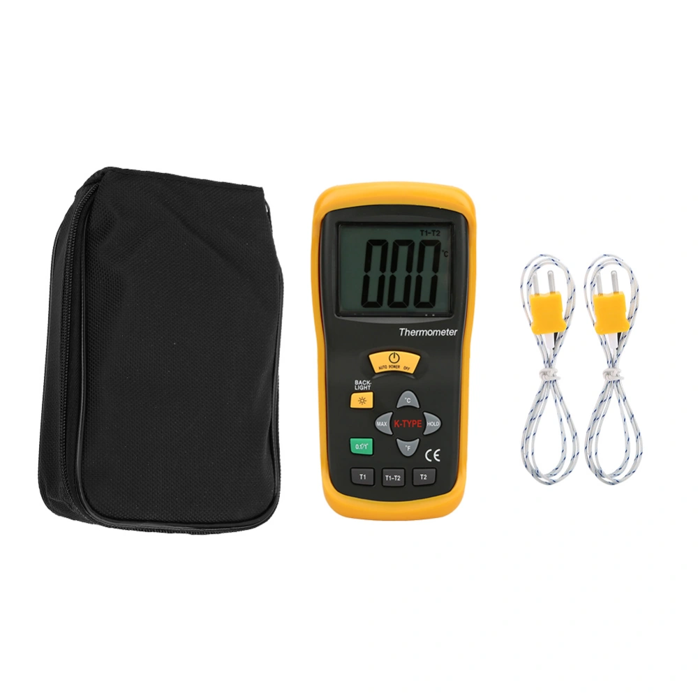 DT-612 High Precision Handheld Professional Digital Thermocouple Thermometer Temperature Instrument