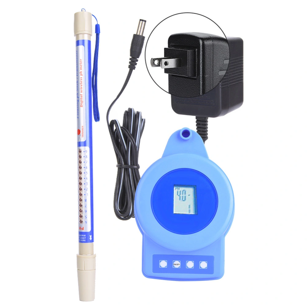 PH-029 Multi-point Wireless Remote Control Digital Online PH Monitor Meter Water Quality Monitor110V US Plug