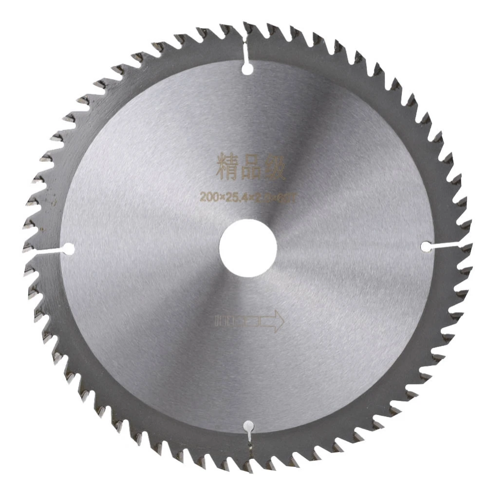 Circular Saw Blade Disc Carbide Cemented Woodworking Saw Disc 200x25.4x2.0mm 60T