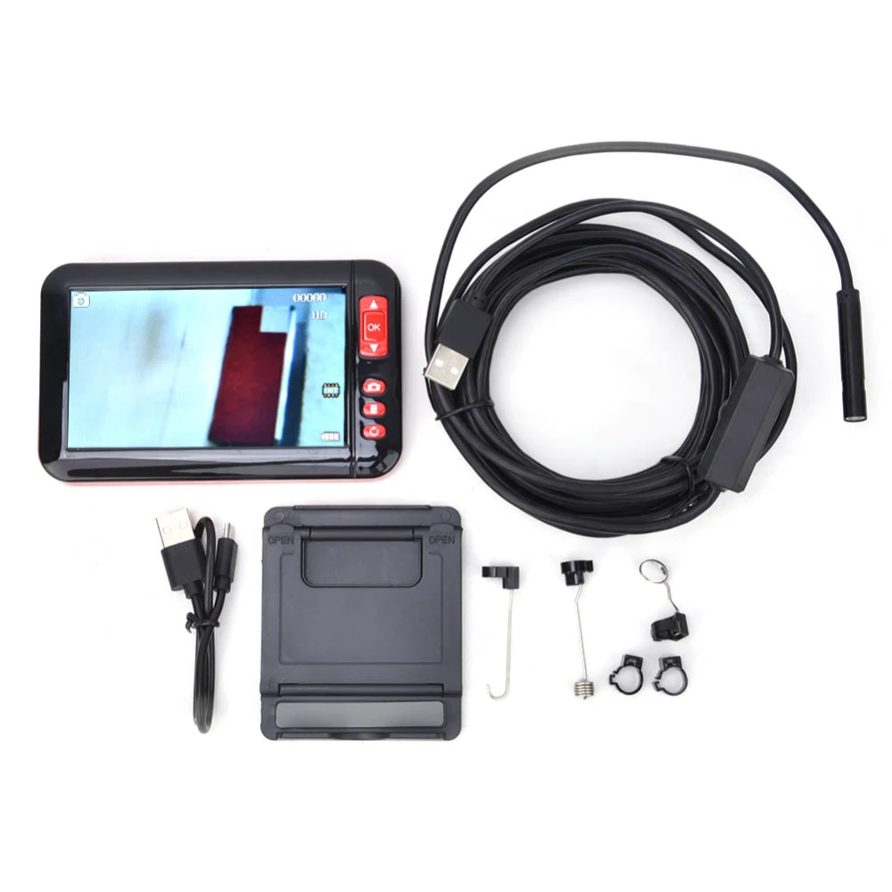 HD 1080P 4.3in Screen Multifunctional Endoscope Camera Industrial Endoscope Borescope with 5m Hardwire