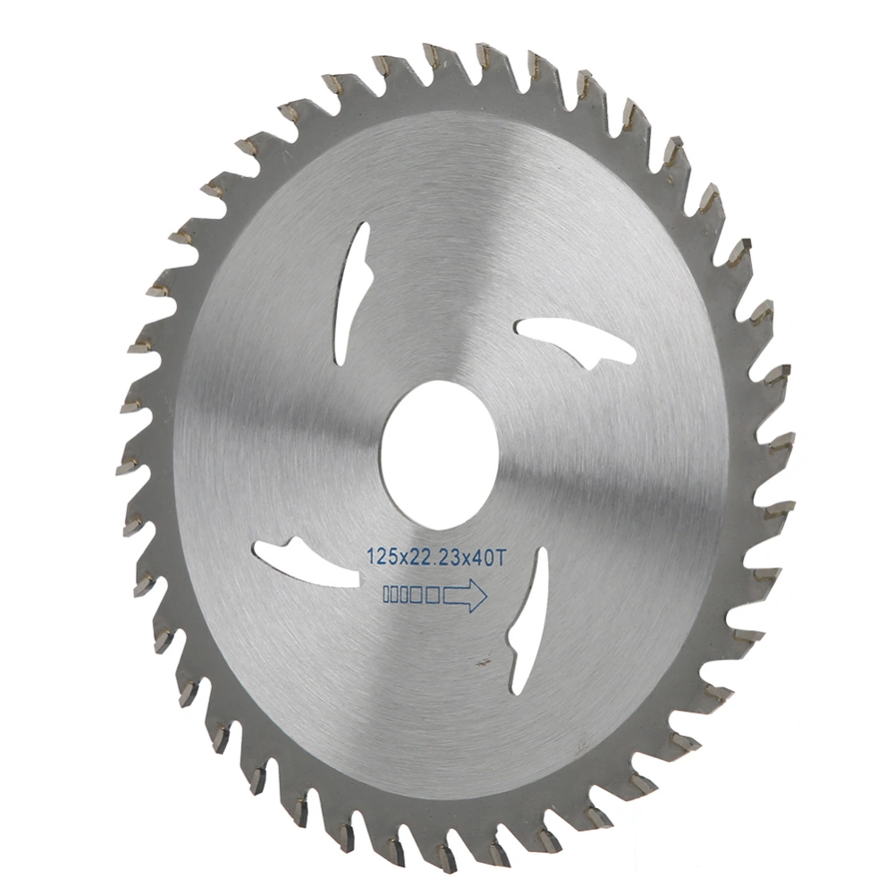 Saw Blade 40T High Quality Cemented Carbide Woodworking Cutting Tool 125x22.23mm