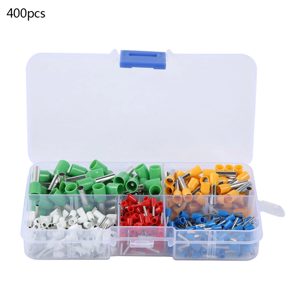 400 Pcs Crimping Terminal Wiring Connector Insulated Connection Terminal