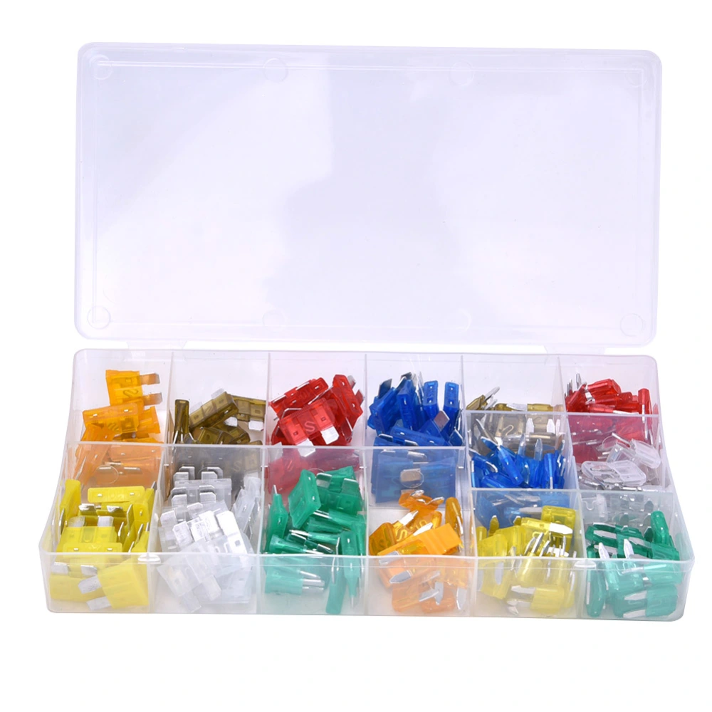 220 Pcs Blade Fuse Kit Small Standard Car Fuse Assortment Kit 5~30A