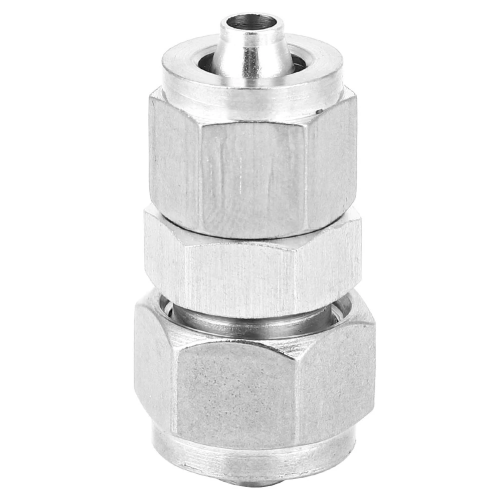 Reducer Union Straight Type Stainless Steel Air Quick Twist Fitting Pneumatic Connector 8‑6mm/10‑8mm/12‑8mm