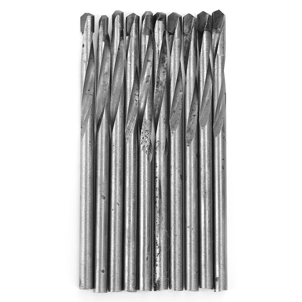 10pcs Carbide Straight Shank Twist Drill Bit for Wood Plastic Metal7.0mm