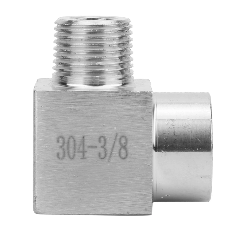 BSPP Female To Male Thread Elbow Connector Pipe Fitting Adapter Quick Connector for Air Oil3/8in