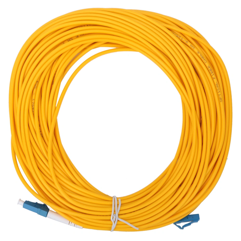 20m LC/UPC to LC/UPC Single Mode 3mm Fiber Optic Patch Cable Cord