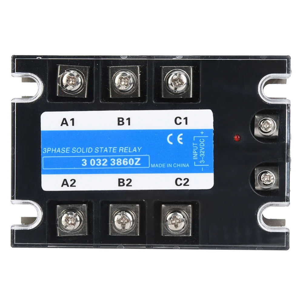 Three Phase Solid State Relay 3-32VDC Input DC AC Electrical Equipment for CNC Machinery(BERM-3 032 3860Z（60A） )