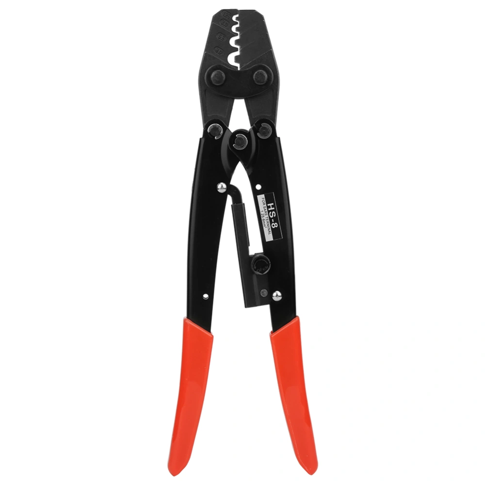 HS-8 Crimper Pliers Hand Crimping Tool 1.25-8mm 17-8AWG for Bare Terminal