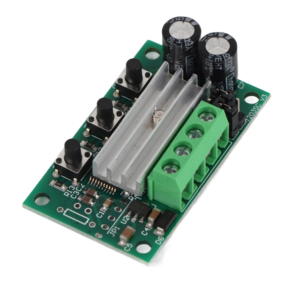 DC Motor Speed Controller PWM Regulator Module with Push Button 6V 12V 24V 2APush Button&nbsp;&nbsp;Speed Controller