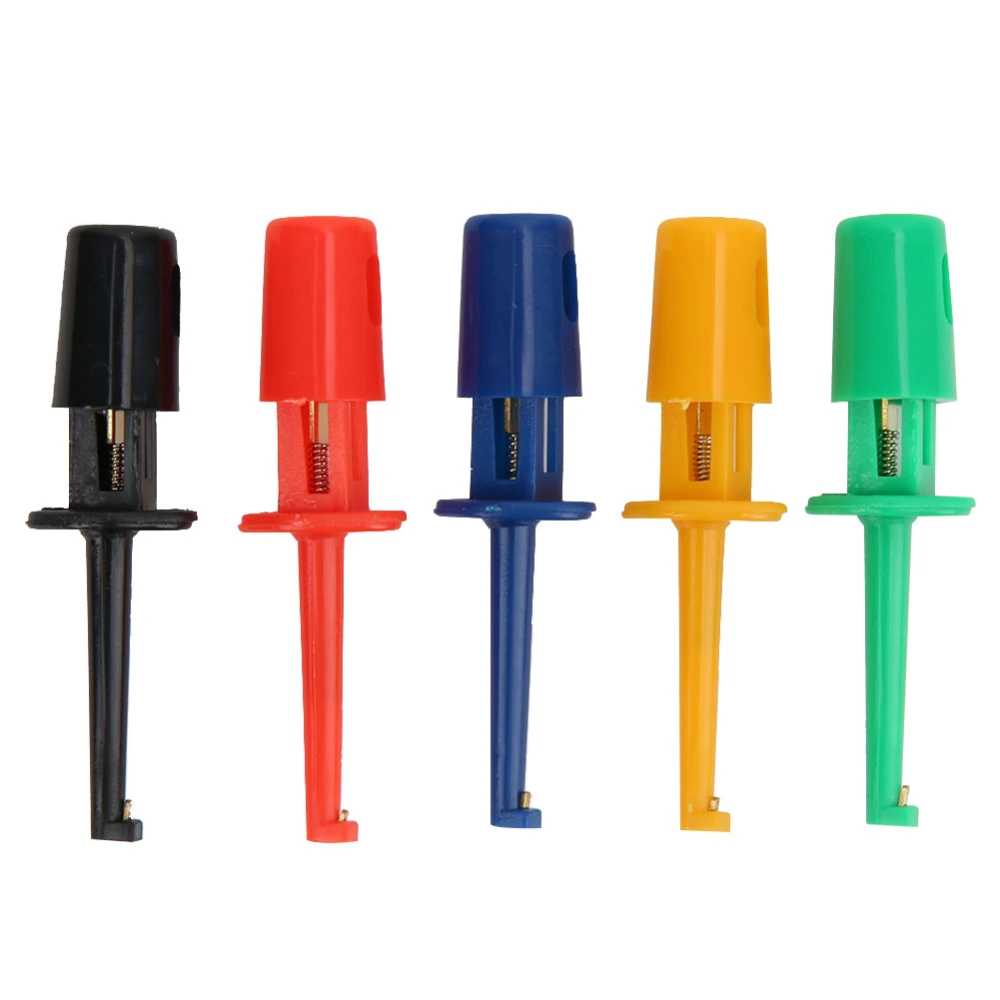 20Pcs Multimeter Accessories Colorful Small Hook Clip Test Probe for Electronic TestingSmall Test Hook