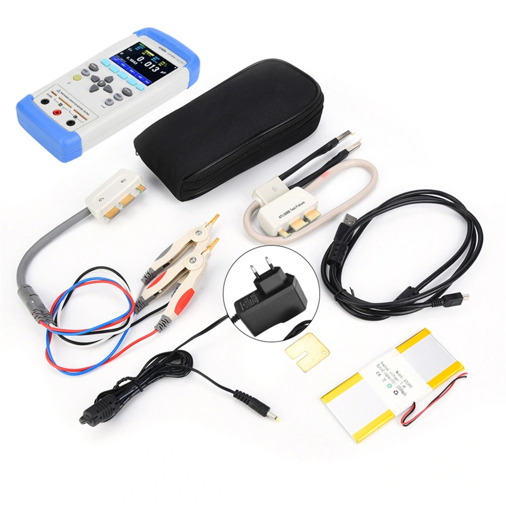 AT826 Professional Handheld Digital LCR Meter Resistance Inductance Capacitance Tester 100-240VEU Plug