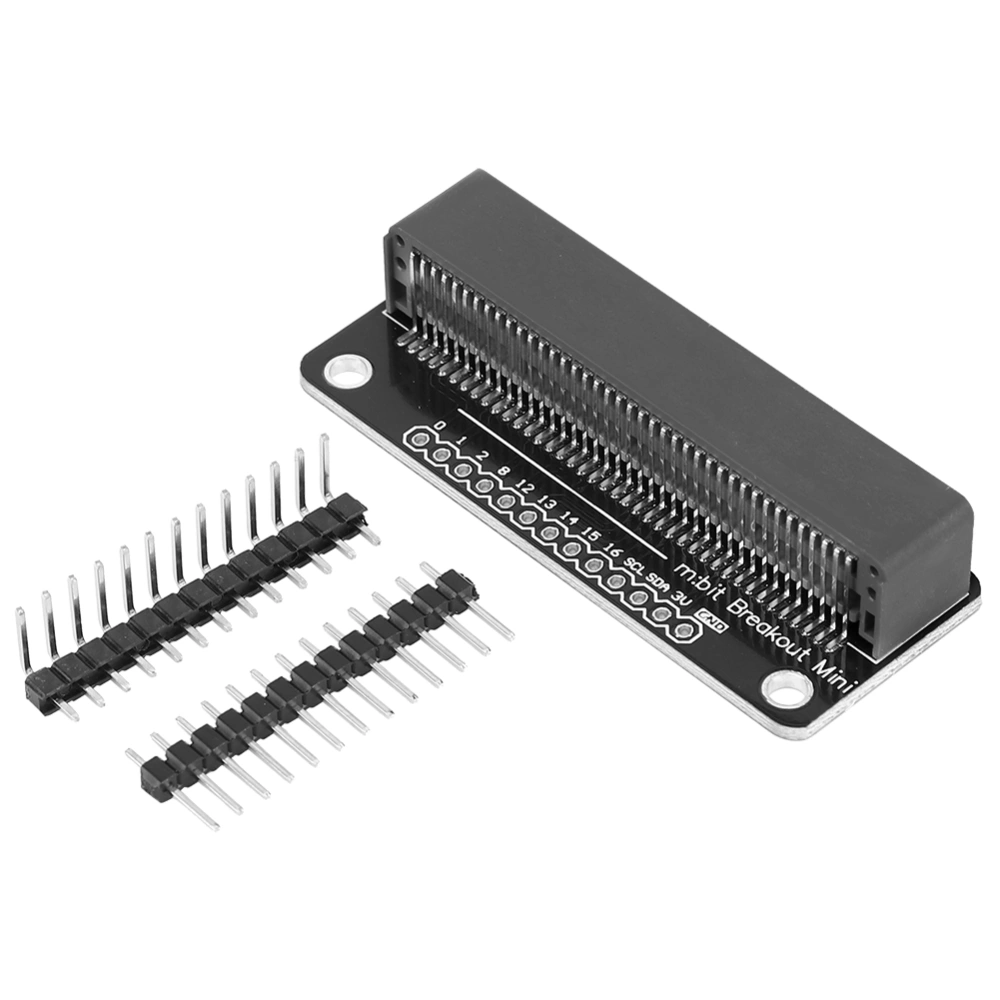 Extension Board Gold Plating MINI/Micro:bit Components Parts 2.54mm Pin(Black)