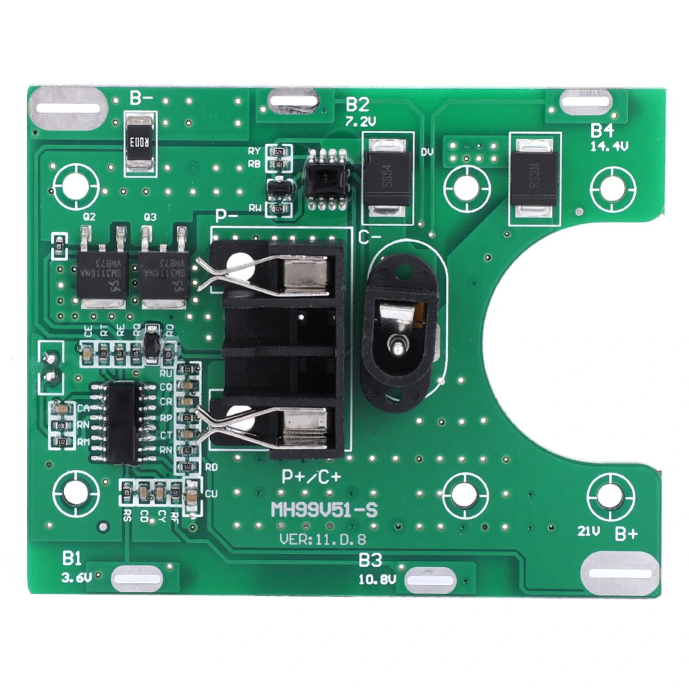 XL-MH99V5 2 Lithium Battery Protection Circuit Board 21V 5 Series Lithium Power Tools Battery Module