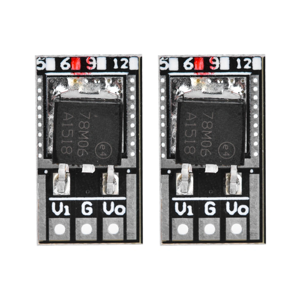 2Pcs Mini Voltage Regulator Module High Accuracy Low Power Consumption LO7805MA 78MXXwithout Pin Output DC6V