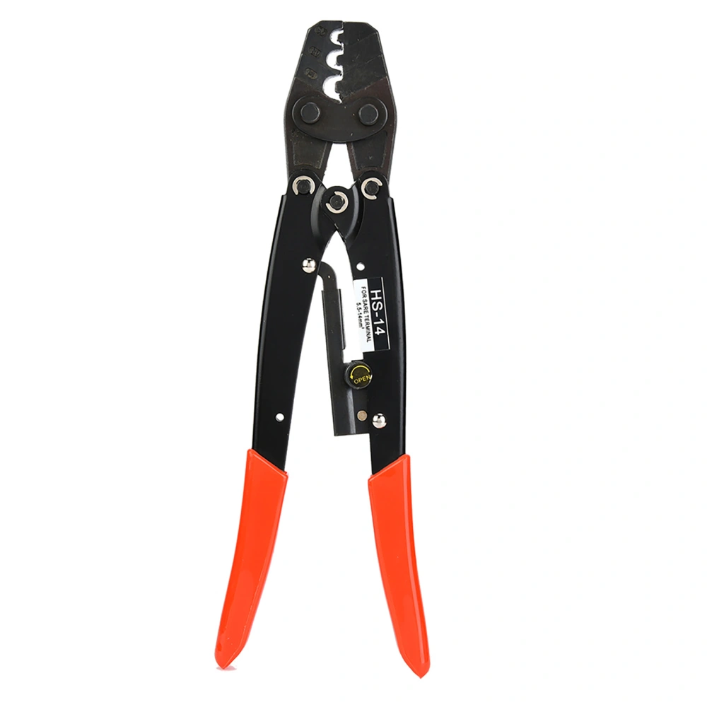 HS14 Cold Pressed Terminal Crimp Pliers 5.514mm 176 AWG Crimper for Bare Terminals