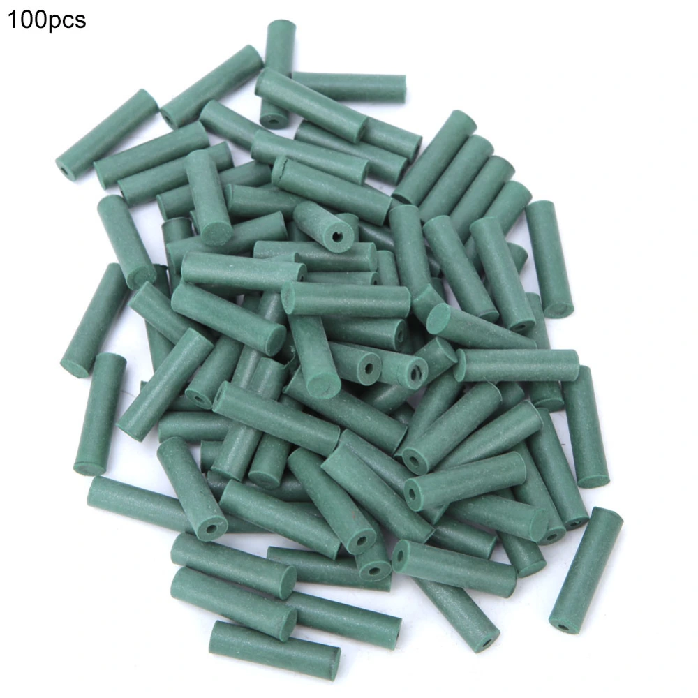 100pcs Dental Lab Materials Rubber Burs Polishing Granule Polishers(Green, Coarse)