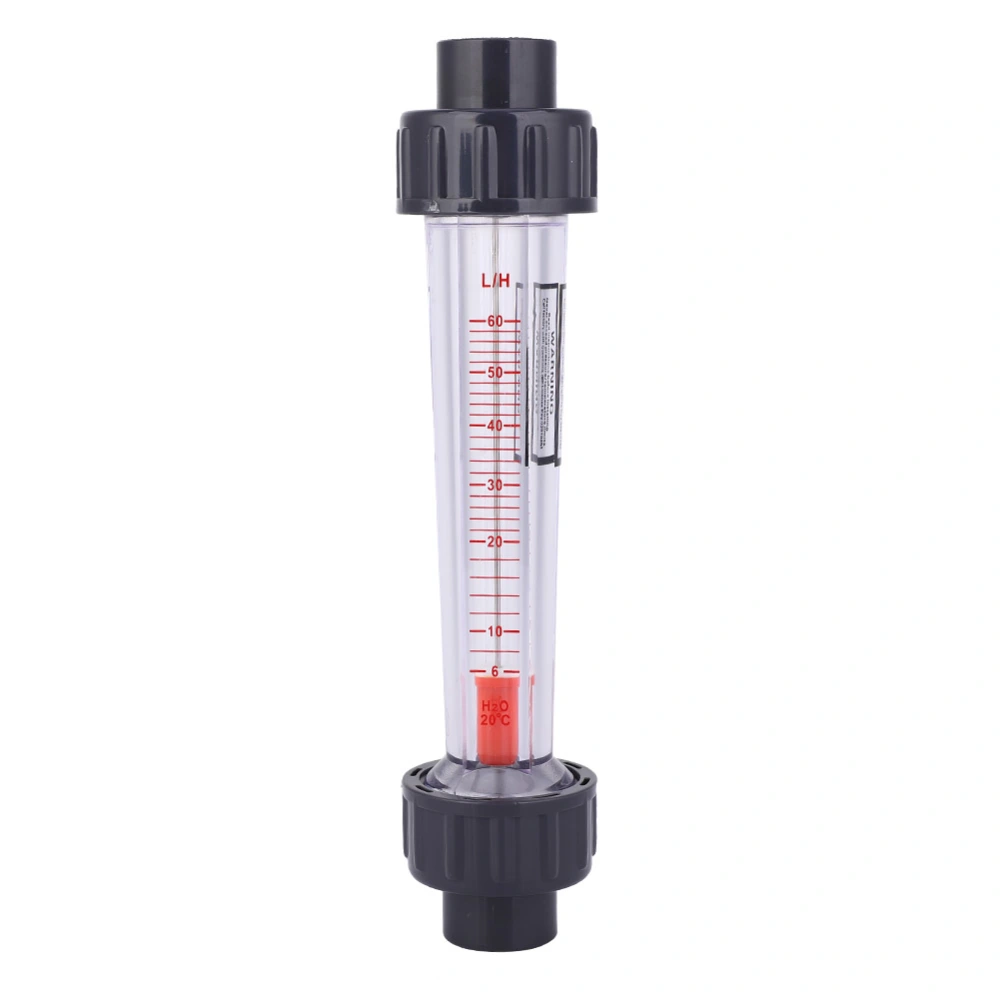 LZB-15(D) Plastic Tube Flowmeter Liquid Flow Rate Gauge High Accuracy Alkali Acid Resistant6-60L/H