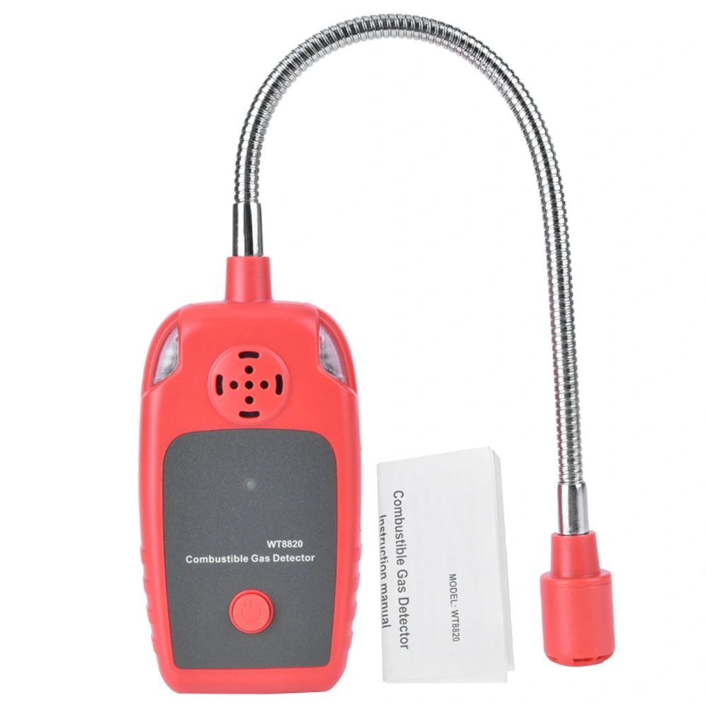 WT8820 Portable Combustible Gas Detector Leakage Natural Gas Sensor Alarm High Sensitivity Test