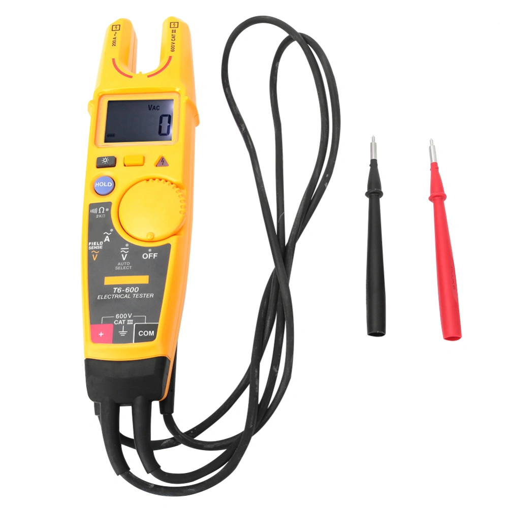 T6-600 Electrical Tester Digital Current Tester Non-contact Voltage Clamp Meter