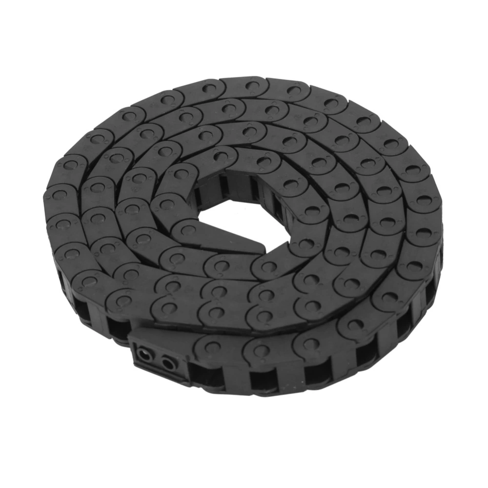 7 x 7mm Black Bridge Type Nylon Energy Drag Chain for 3D Printer CNC Machine Tool