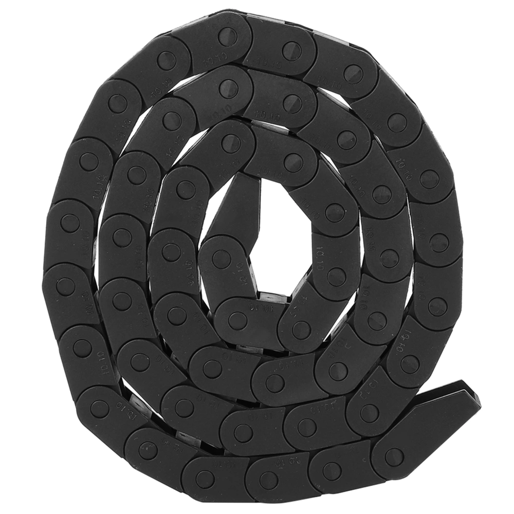 1 Meter R18 Black Nylon Cable Drag Chain Wire Carrier for 3D Printer CNC Machine 10x10mm