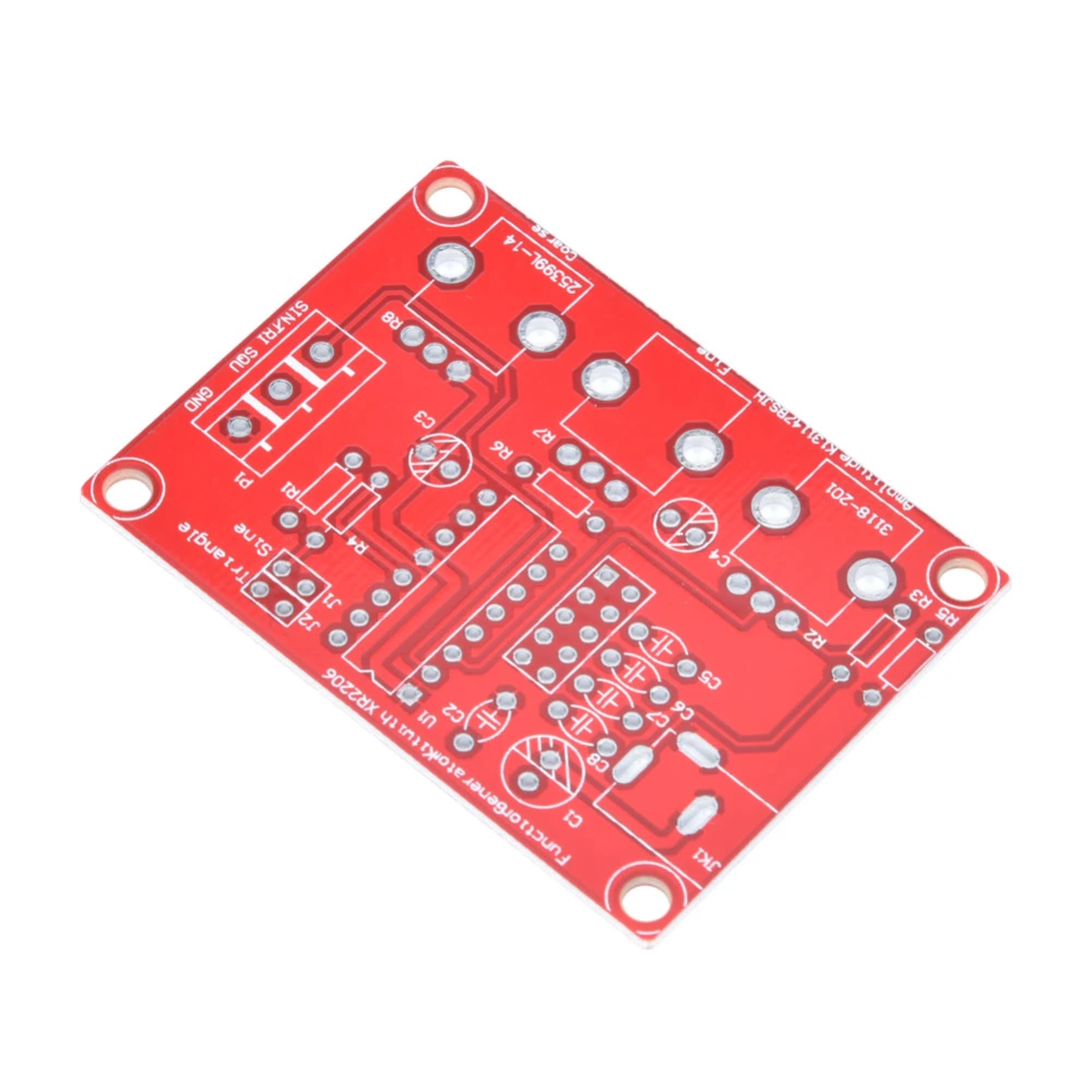 XR2206 Sine/Triangular/Square 1Hz~1MHz 9~12V High Accuracy Signal Generator(Unwelded Parts)