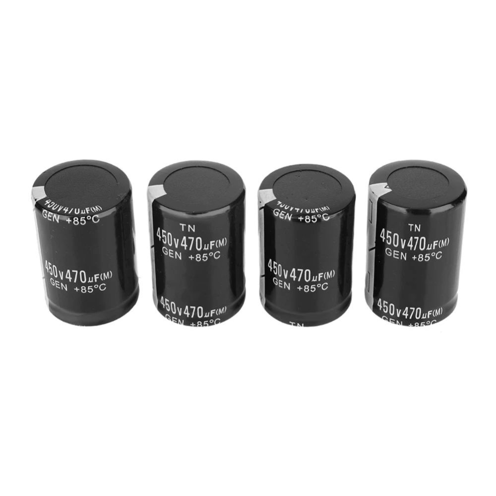 4 Pcs 450V 470μF Aluminium Electrolytic Capacitor for Inverter Welding Machine 35x50mm