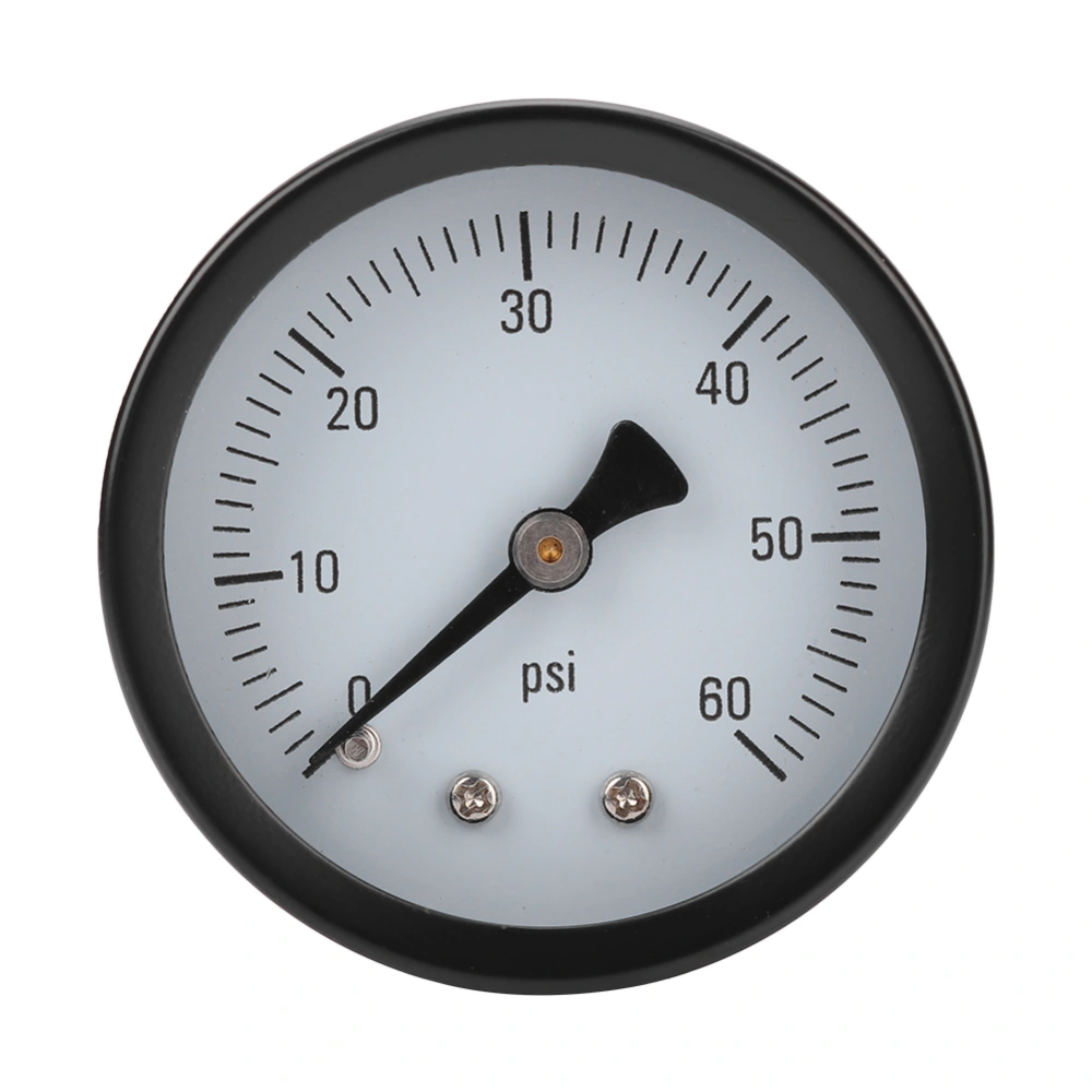 TS-Y50Z-60psi High Accuracy Axial Pressure Gauge Meter Pressure Measuring Tool 0-60psi Range