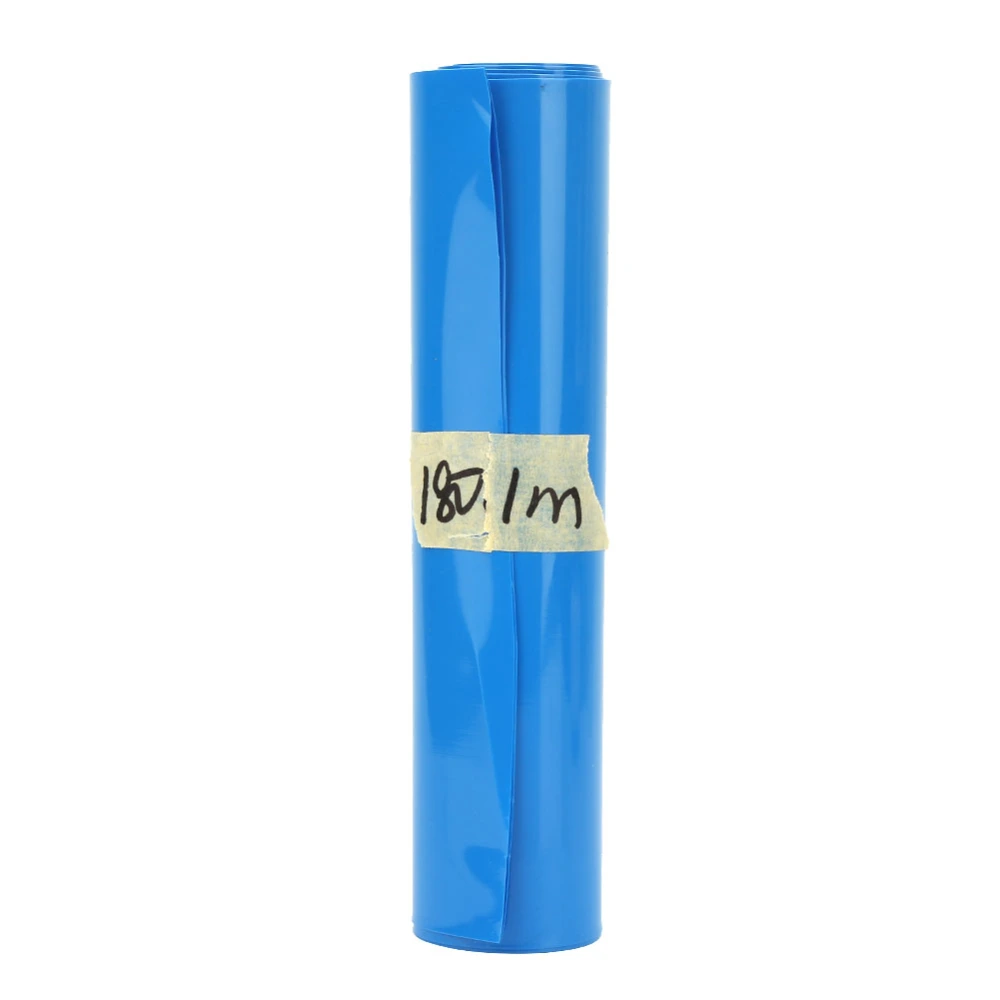 5 Meters 18650 Lithium Battery Heat Shrink Tube Film Tape PVC Heat Shrinkable Sleeve (180mmx5m)