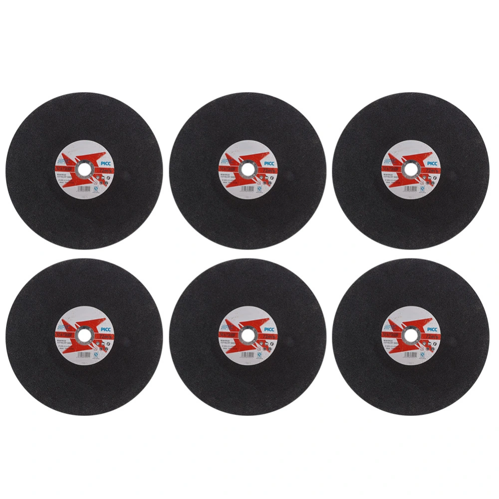 6 Pcs Ultra Thin Black Grinding Wheel Resin Grinding Cutter (400 x 3 x 32mm)